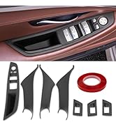 Jaronx Compatible with BMW Door Handle Covers Snap-on/Sticky-on 5 Series 520 525 528 530 535 F10/...
