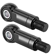 Pair of 10mm Bore Air Shock Adapters, Motorcycle &amp; ATV Damper Height Increase Kit, Type B Black S...