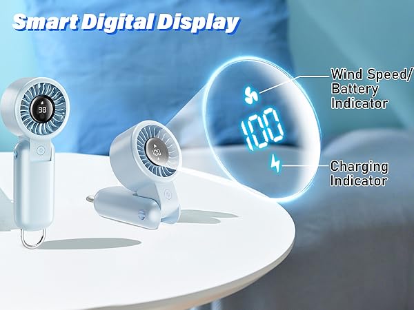 portable handheld fan