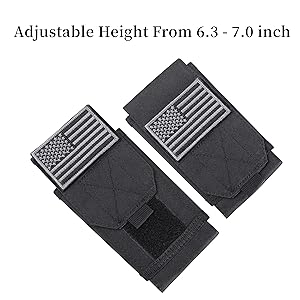 Adjustable Height From 6.3 - 7.0 inches