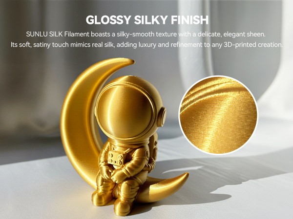 sunlu shiny silk pla plus Filament 1.75mm 3d printer filament sunlu filament 1kg silk filament