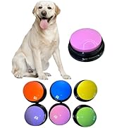ZUMEHU Dog Buttons Talk Voice Recording Button Dog Training Buttons Pet Training Buzzer 30 Second...