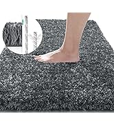 Yimobra Fluffy Plush Bath Rug, Super Shaggy Soft Comfortable Non Slip, Water Absorbent Microfiber...