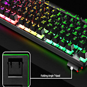 Wired Crack Rainbow Gaming Keyboard,