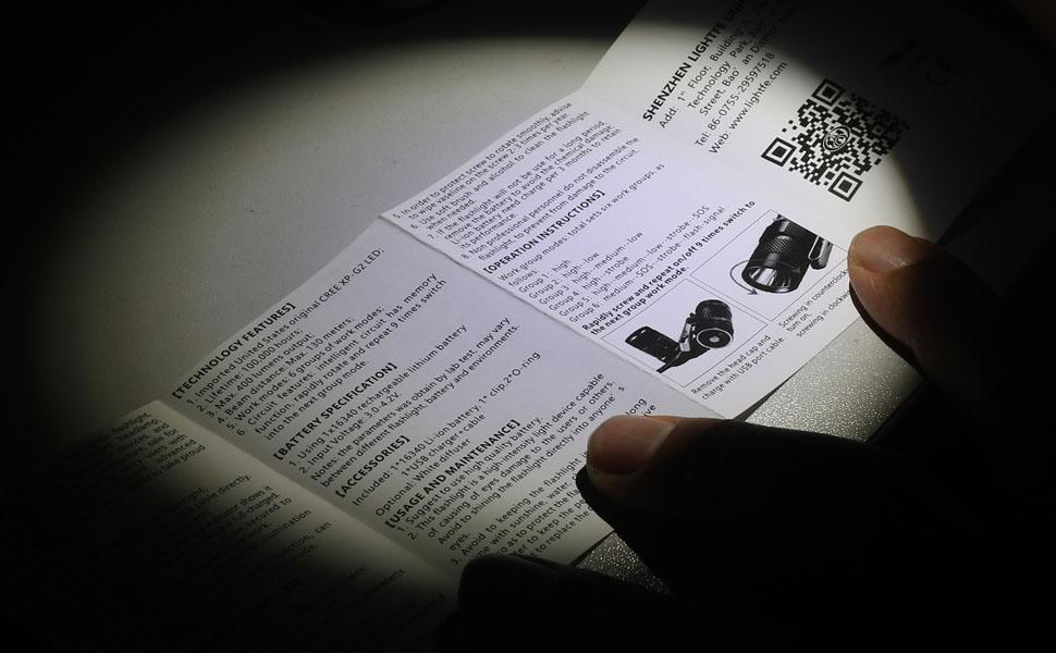 Keychina flashlights emergency light