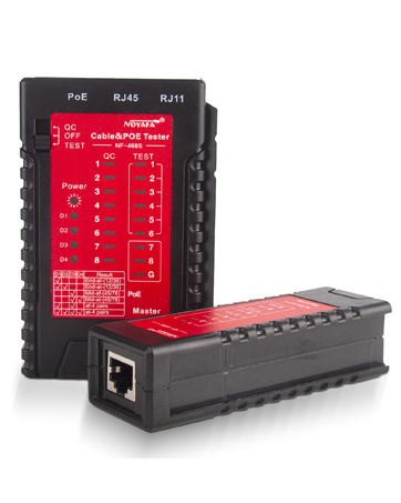 NOYAFA NF-8601S Network Cable Tester, Ethernet Tester Cable with LED Screen, PoE Test for RJ45/RJ11/...