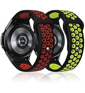 2 Pack No Gap Bands Compatible with Samsung Galaxy Watch 7 6 5 4 FE Band 40mm 44mm/Galaxy Watch 6...