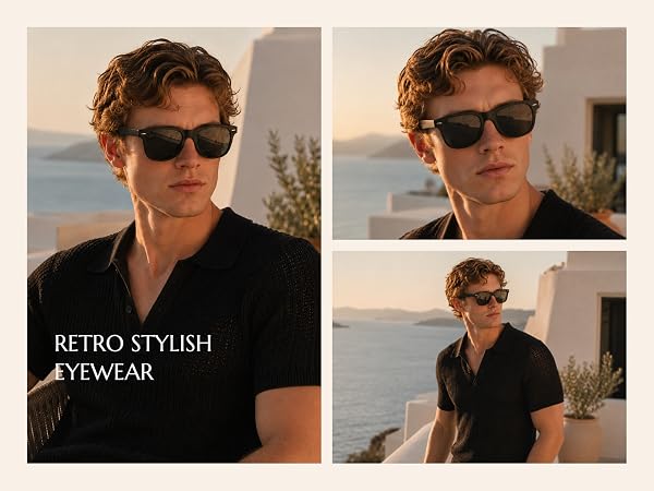 Sunglasses-Womens Polarized Sunglasses for Women-with UV Protection | Trendy Retro Sun Glasses