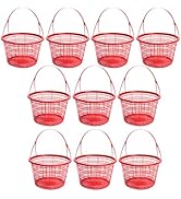 Toddmomy 10pcs Plastic Berry Baskets, Picking Fruit Baskets with Handle Small Strawberry Cherry B...
