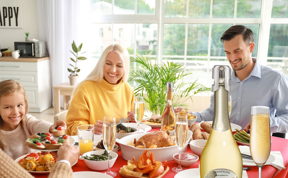 Keep the Celebration Fresh: Premium Stainless Steel Champagne Stoppers for Effortless Preservation