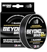 Beyond Braid Braided Fishing Line - Abrasion Resistant - No Stretch - Super Strong -Blue Camo, Mo...