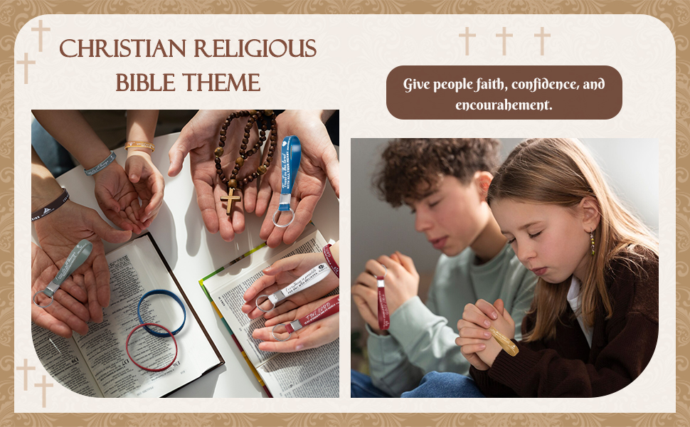 Christian Bracelets and Keychains