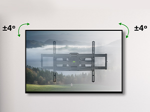 horizontal adjustment 4 degrees