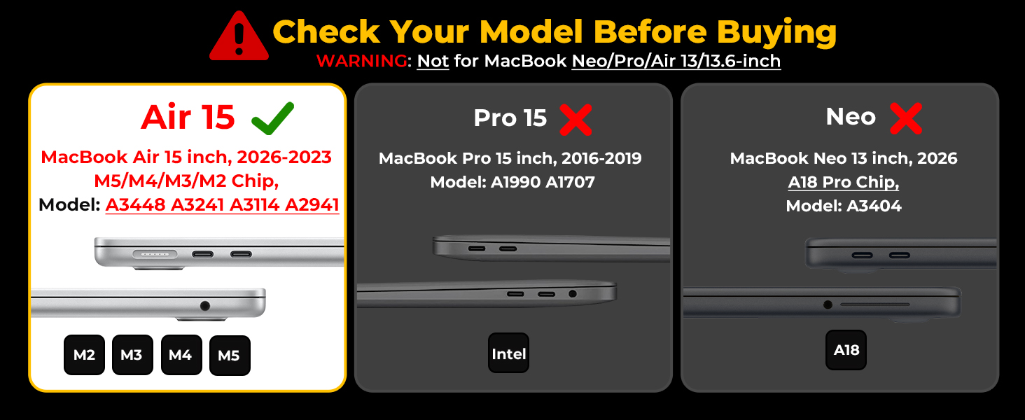 case for MacBook AIR 15 m5