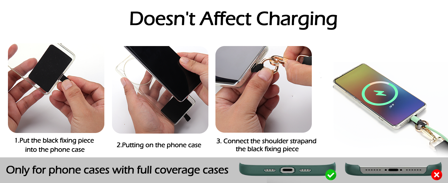 XANGNIER Clip and Go Strap for Phone with Wallet Crossbody