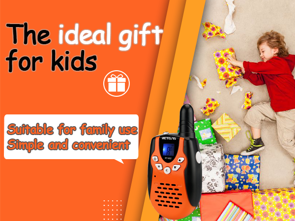 Handheld Walkie Talkies Durable Toy Best Birthday Gifts for 6 Year Old Boys and Girls