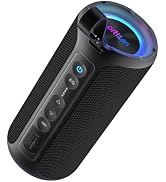 Ortizan Portable Bluetooth Speaker Wireless (2nd Gen), 40W Loud Sound and Deep Bass, 30 Hours Pla...