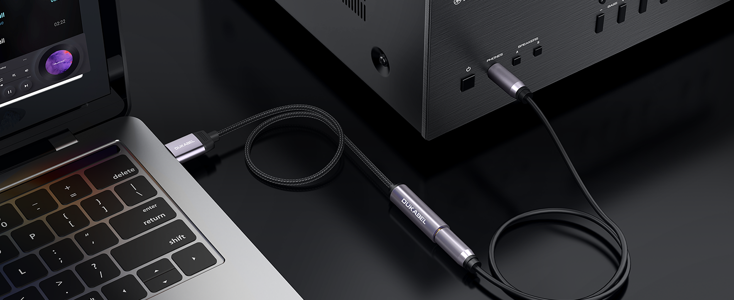 USB to 1/4 inch DAC converter