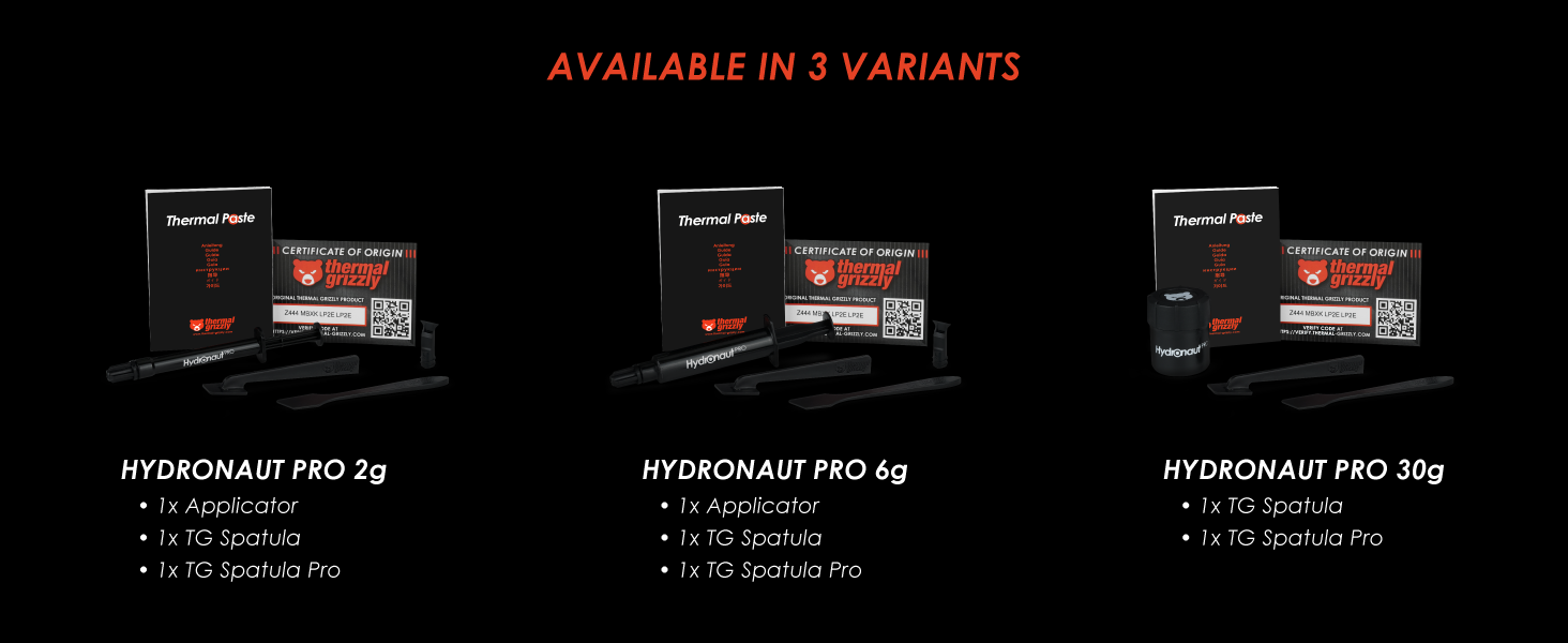 availabe in 3 variants