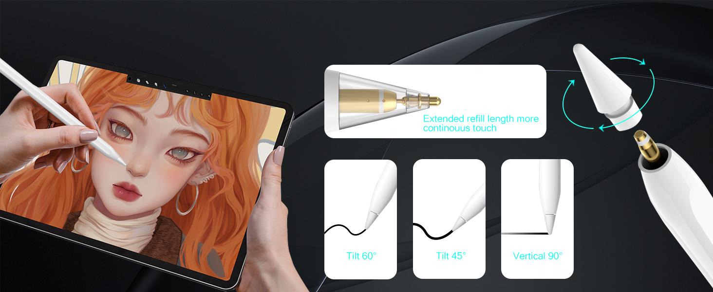 apple pencil tips 2nd generation, apple pen tips, apple pencil pro accessories, ipad pencil tips