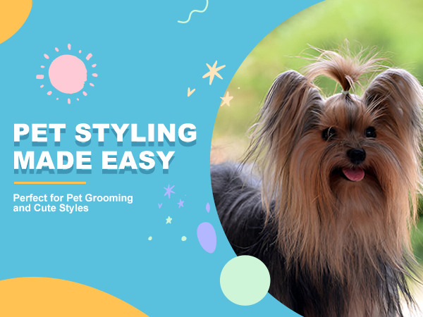 Clear Elastic Hair Rubber Bands, 1500pcs Mini Small Clear Ponytail Elastics Holders for Blond Kids