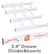 2.4&amp;#34; Drawer Divider&amp;amp;Inserts