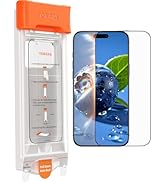 TORRAS for 17 Pro Max Screen Protector [3D Full Coverage Fit] [100% Anti Glare] Military-Grade Sh...