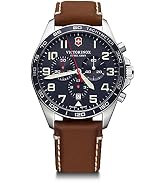 Victorinox Herren-Uhr FieldForce Chrono, Herren-Armbanduhr, Analog, Quarz, Wasserdicht bis 100 m,...