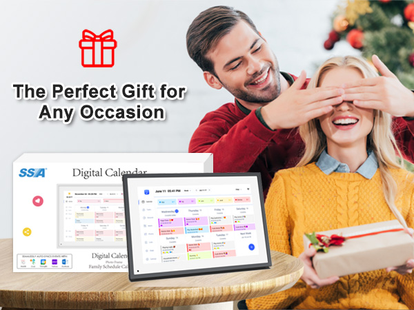 10.1 Inch Digital Calendar Digital Photo Frame Electronic Wall Calendar Chore Chart Wall Planner