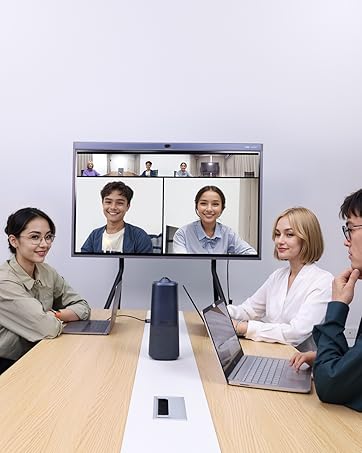 NUROUM C20(2nd Gen) HD Conference Webcam, 1080P Video Conferencing Camera with Microphone and Speake...