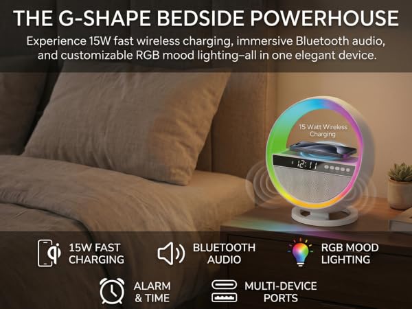 LED CLOCK DISPLAY WITH ALARM FUNCTION &amp;amp; SPACE-SAVING DESIGN