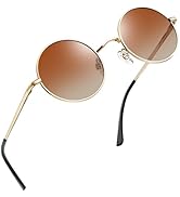 Joopin Hippie Round Sunglasses for Women Men Circle Sun Glasses UV400 Protection