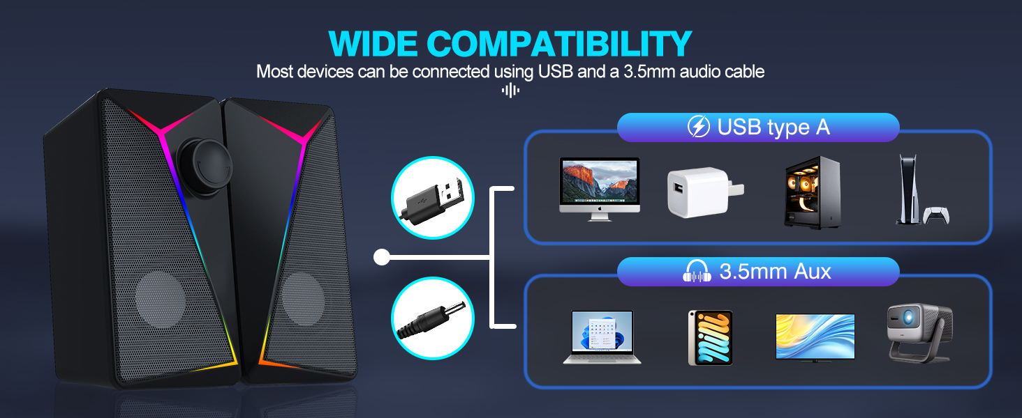 computer speakers for desktop pc
