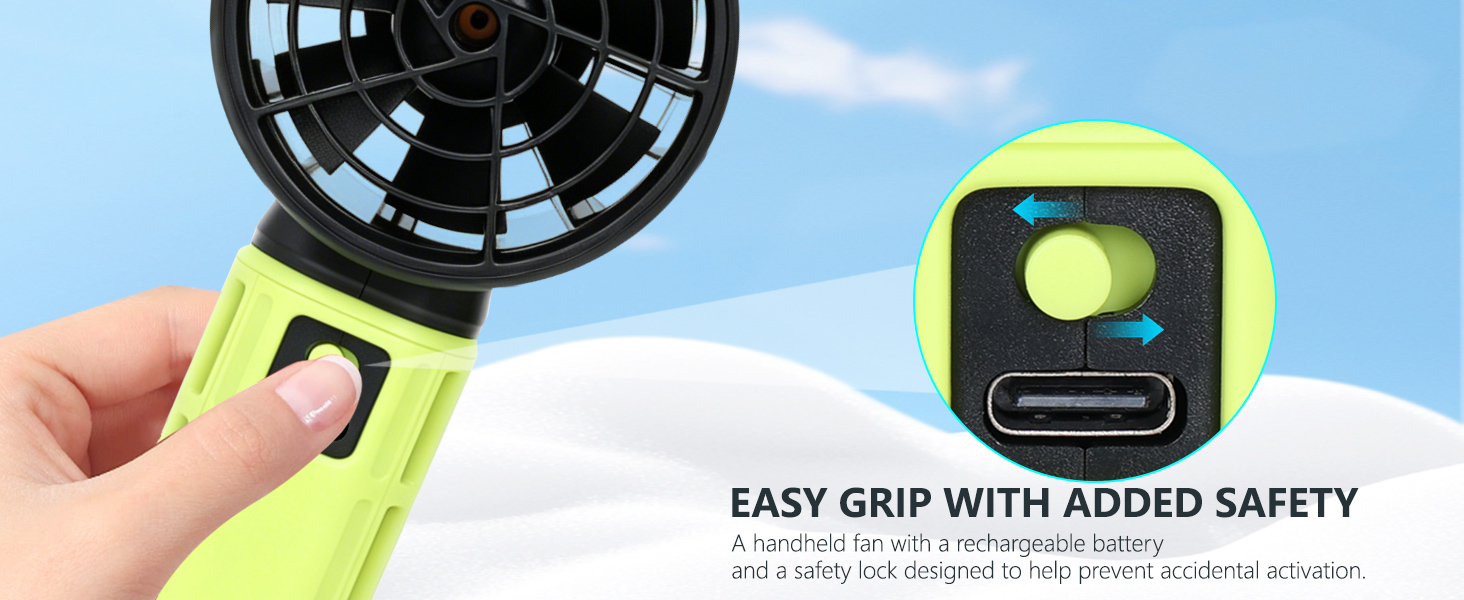 handheld fan rechargeable