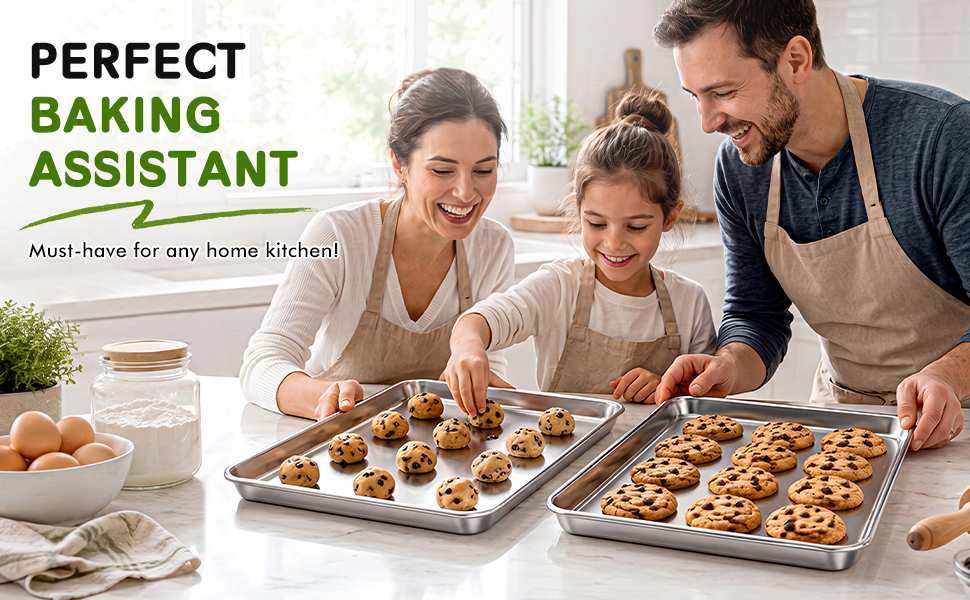 Stainless Steel Cookie Sheets for Baking