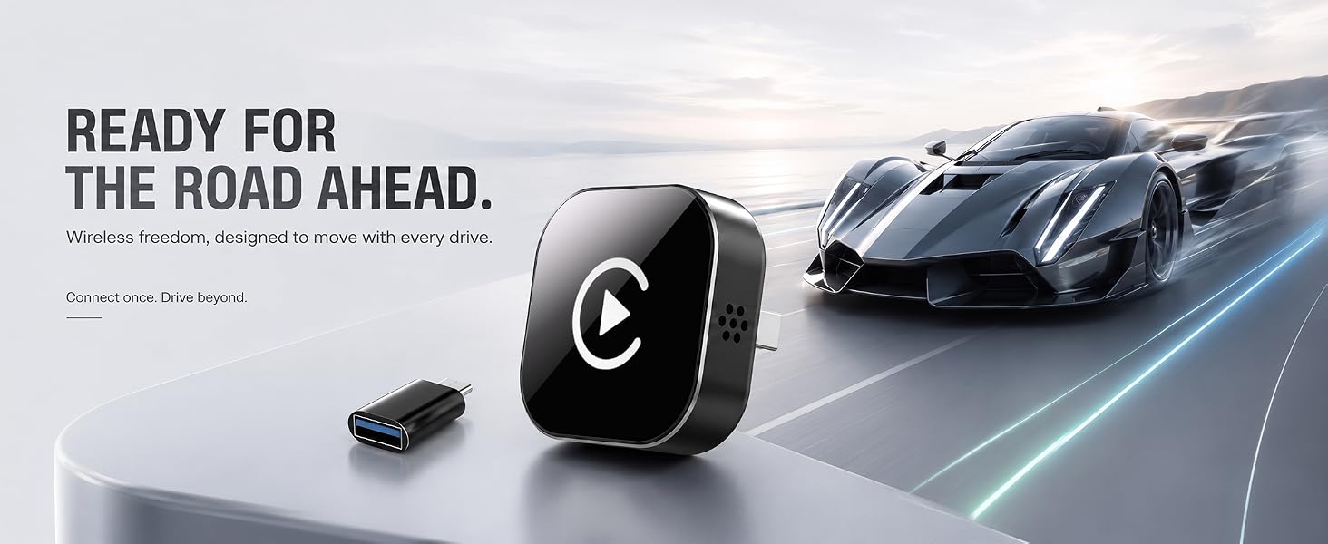 Wireless freedom, designed to move with every drive.