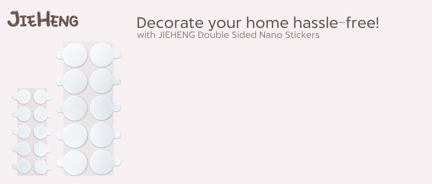 Double sided glue dots