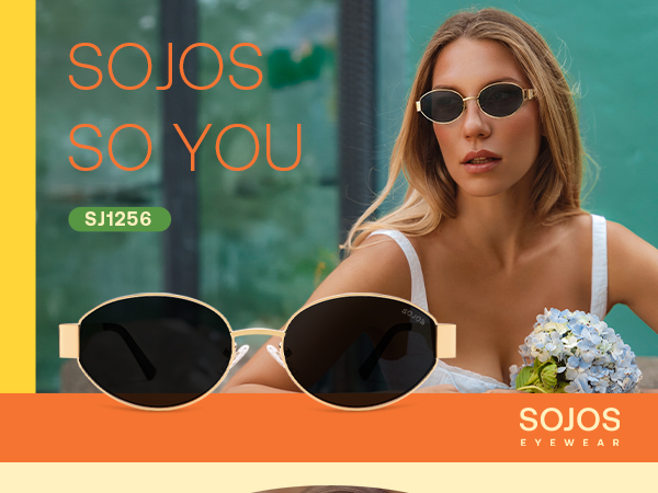 retro oval sunglasses for women