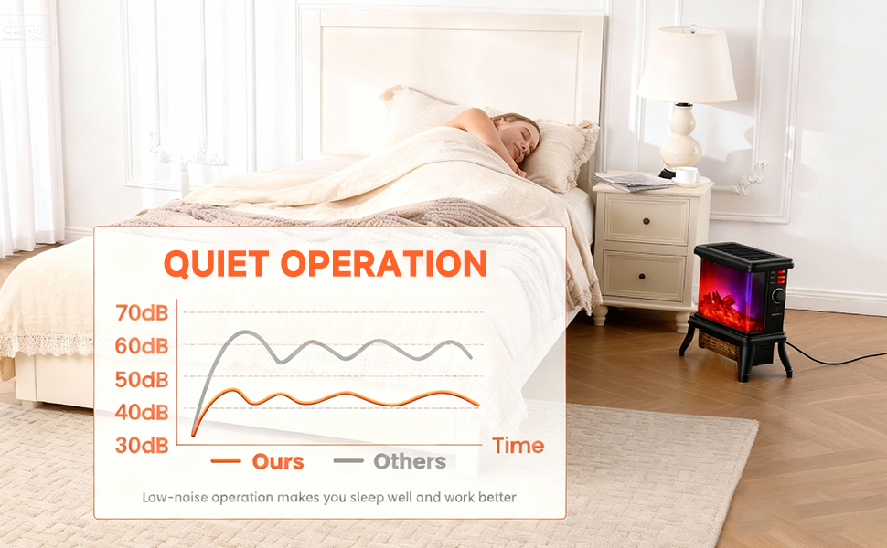 18-inch Freestanding Electric Fireplace