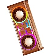 Portable Bluetooth Speaker with LED Lights&Transparent Casing, Bluetooth 5.3 Wireless Outdoor Spe...