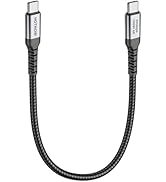 HOTNOW Short USB C Monitor Cable 1ft 1Pack, 12inch USB C Video Cable 4k @60hz USB 3.2 gen 2x2 Cor...