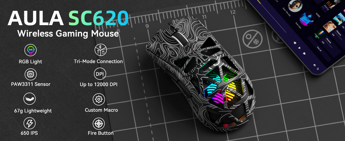 AULA SC620 Gaming Mouse