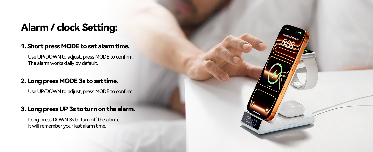 Alarm / clock Setting