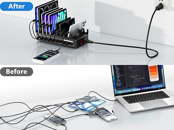 10 port charging station