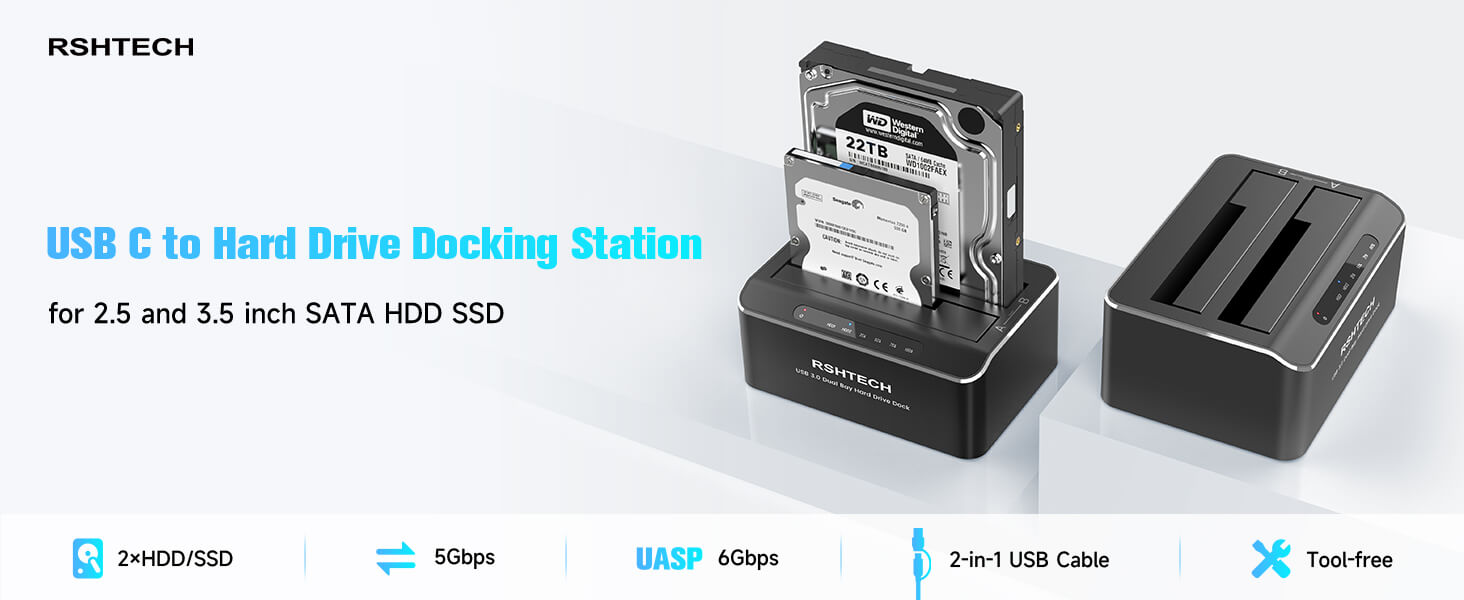 usb c sata hard drive docking station