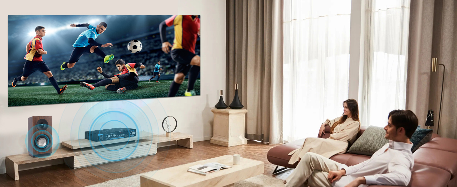 Stereo Home Audio Amplifier