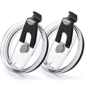 Soledea 30 oz Tumbler Lid for YETI, 2 Pack Replacement Lids for YETI 30oz Tumbler, 14 oz Mug and ...