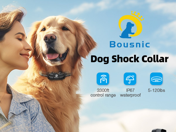 Bousnic Dog Training Collar Makes Everyday a Good Dog Day! 