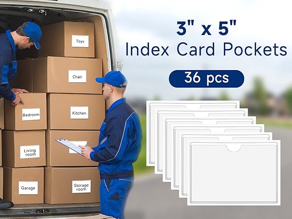 Index Card Pockets