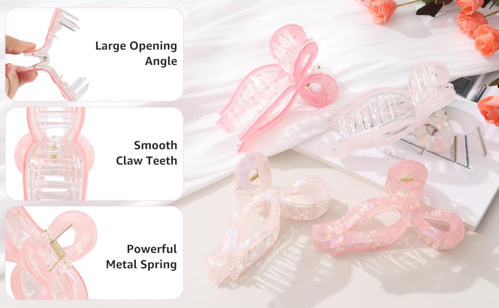Large Opening Angle Smooth Claw Teeth Powerful Metal Spring